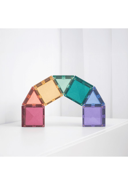 Magnetická stavebnice - Glitter Castle Pack 48 ks