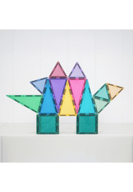 Magnetická stavebnice - Glitter Castle Pack 48 ks