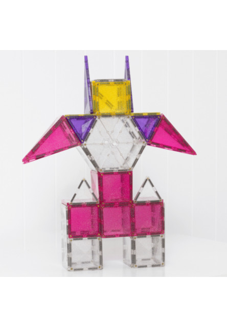 Magnetická stavebnice - Glitter Unicorn Pack 56 ks