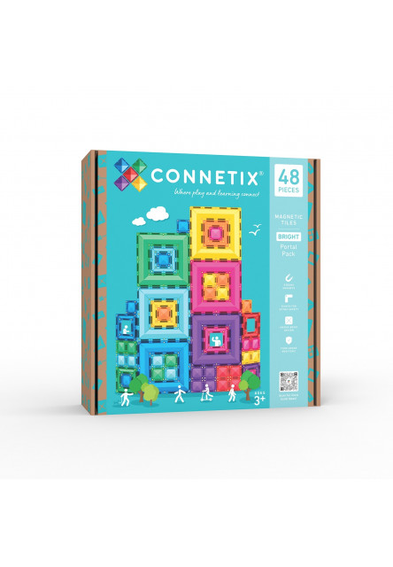 Magnetická stavebnice - Bright Portal Pack 48 ks