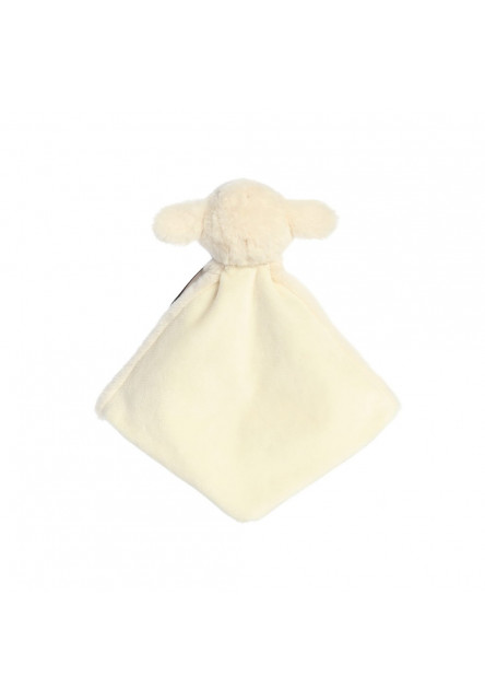 Plyšové jahniatko Laurin s dečkou - Ebba Eco Collection - 30 cm