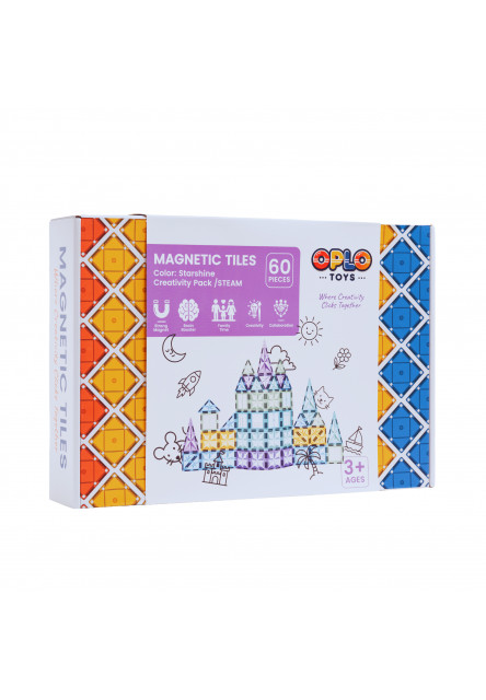 Magnetická stavebnice - Starshine Frozen 60 KS  Oplo Toys
