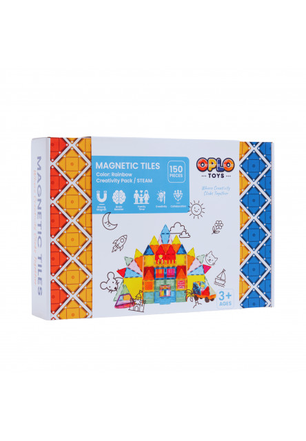 Magnetická stavebnice - Rainbow 150 KS Oplo Toys