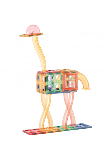 Magnetická stavebnice - Kuličková dráha Macaron 108 KS