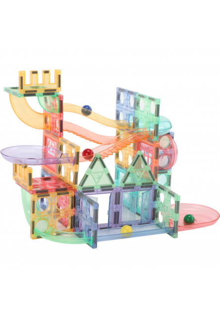 Magnetická stavebnice - Kuličková dráha Macaron 108 KS