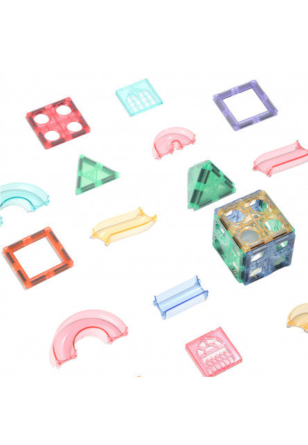 Magnetická stavebnice - Kuličková dráha Macaron 108 KS