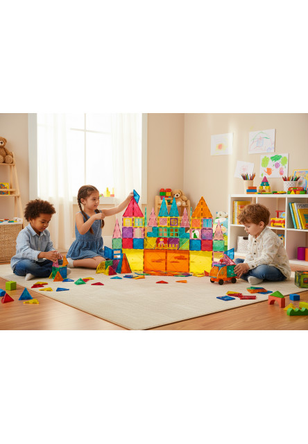 Magnetická stavebnice - Rainbow 150 KS