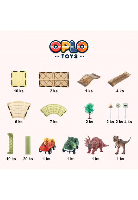 Magnetická závodní dráha - DINO 80 KS 