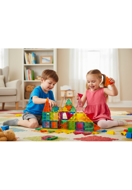 Magnetická stavebnice - Rainbow 60 KS 