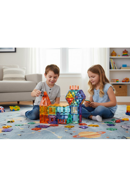 Magnetická stavebnice - Starshine 100 KS 