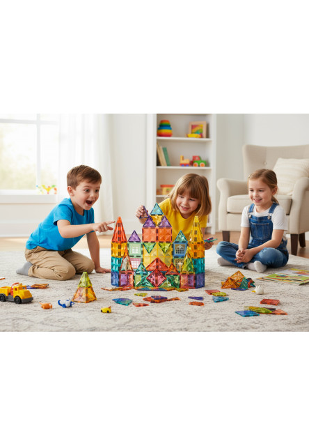 Magnetická stavebnice - Starshine 70 KS 