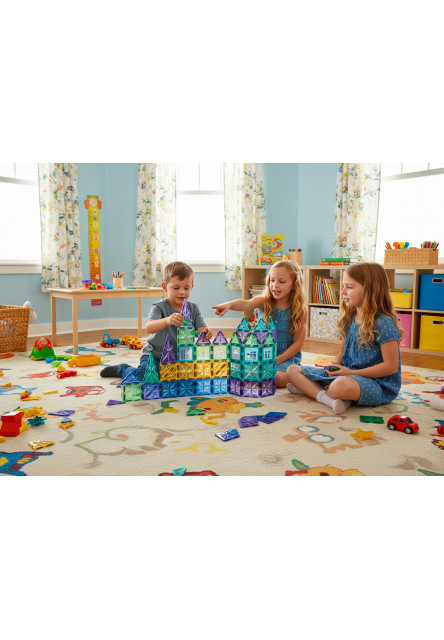 Magnetická stavebnice - Starshine Frozen 60 KS 