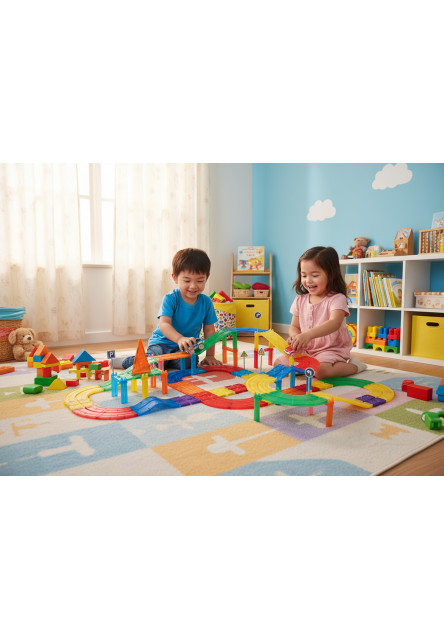 Magnetická závodní dráha - Rainbow 100 KS