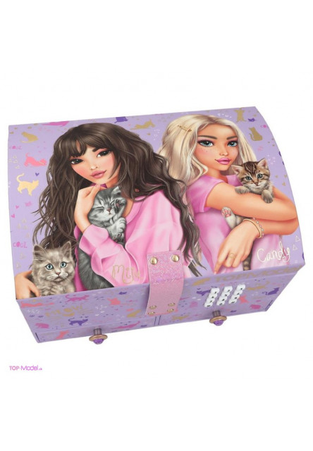 Šperkovnica Top Model KITTY na číselný kód Top Model