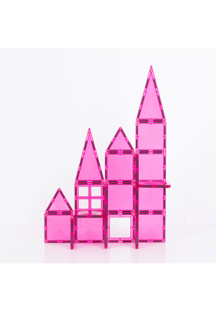 Magnetická stavebnice - Charity Pack Pink 20 ks
