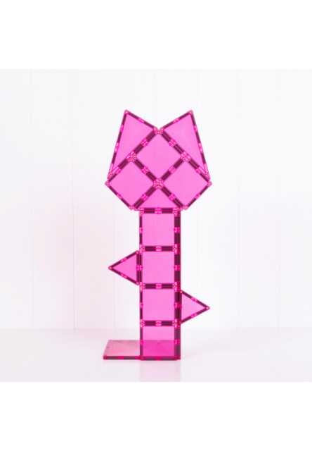 Magnetická stavebnice - Charity Pack Pink 20 ks