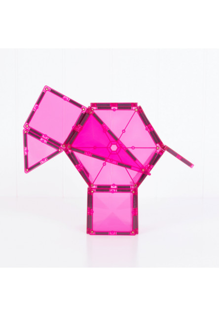Magnetická stavebnice - Charity Pack Pink 20 ks