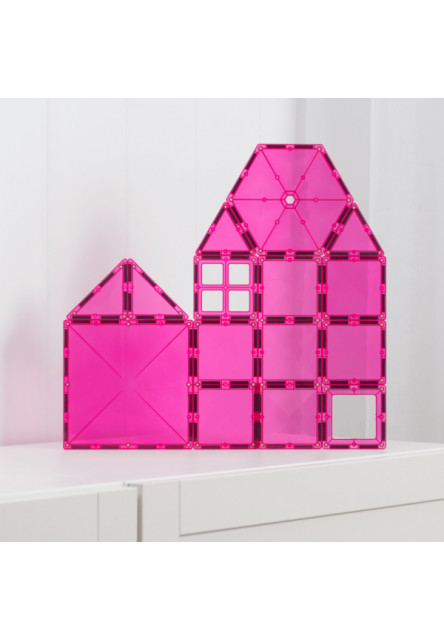 Magnetická stavebnice - Charity Pack Pink 20 ks