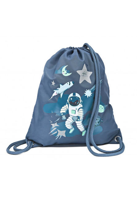 Školská ergonomická sada Retro 22L – Blue Astronaut
