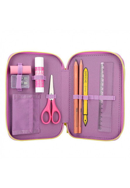 Penál 3-patra s výbavou Top Model, Candy - Have a nice day