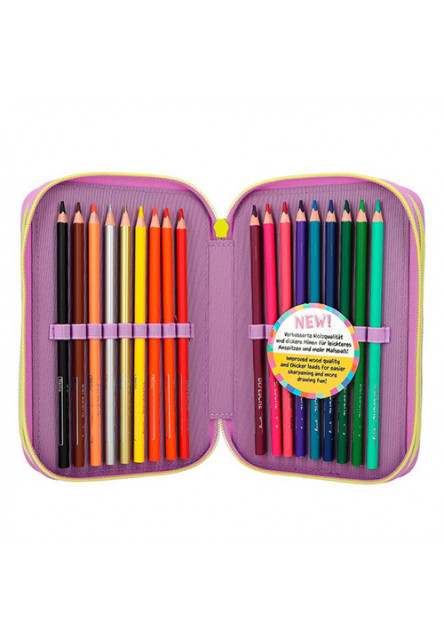 Penál 3-patra s výbavou Top Model, Candy - Have a nice day