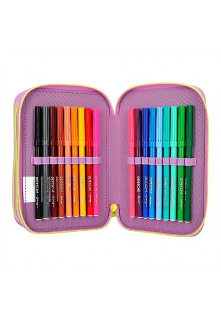 Penál 3-patra s výbavou Top Model, Candy - Have a nice day