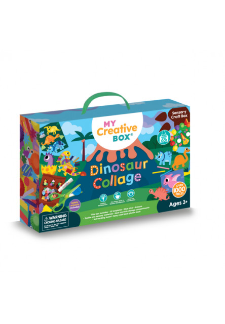 Dinosaur Collage Sensory Activity Box