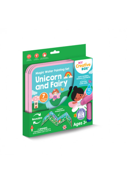 Unicorn and Fairy Magic Water Painting Set
