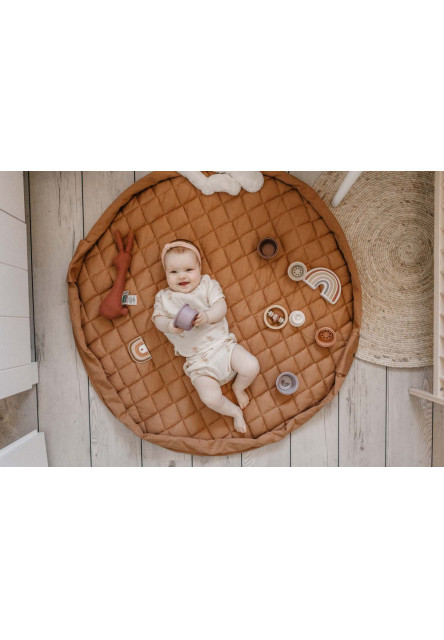 Noomad soft Podložka na hraní Organic Tawny Brown