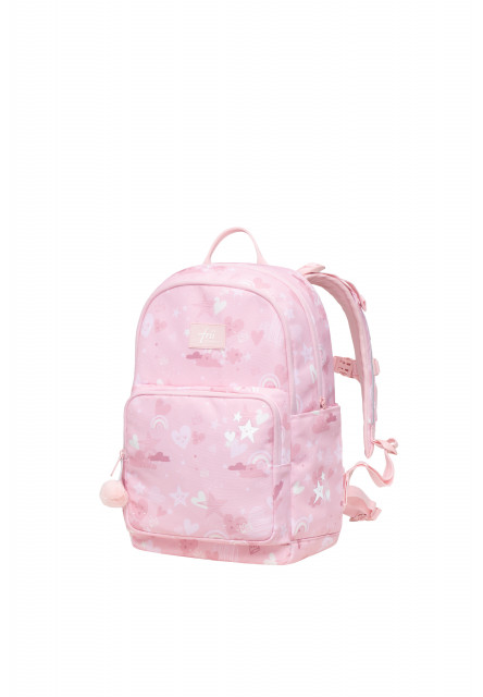 Frii of Norway Ergonomická školní batoh Frii Active 22L – Pink Heart