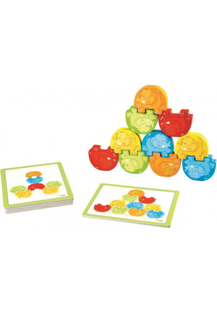 Dřevěná hra na rozvoj motoriky Slony