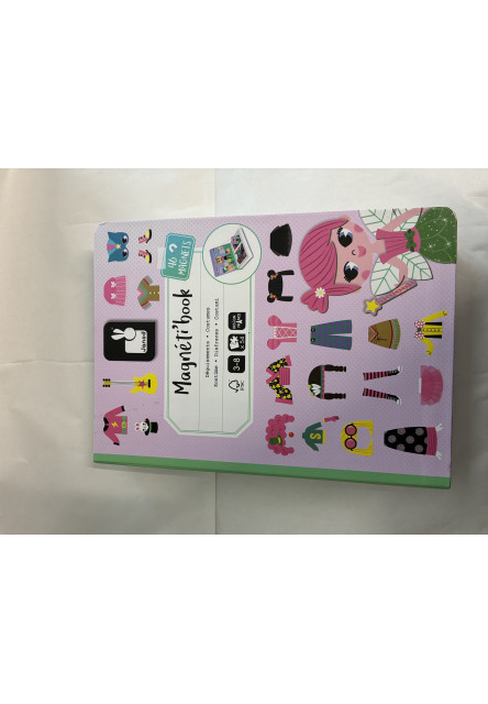 Magnetická kniha Magnetibook Obliekanie děvčata