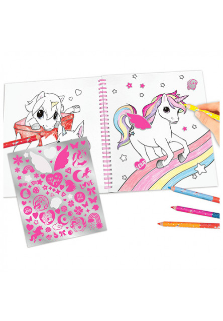 Omalovánka | Ylvi Naya's Colouring Book, Se samolepkami