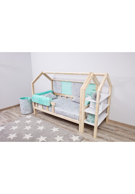 Domčeková posteľ Premium s voliteľnými nohami rozměr lůžka: 90 x 180, nožičky: bez nožiček