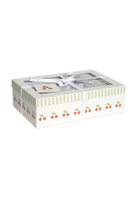 Porcelánový čajový set Třešeň