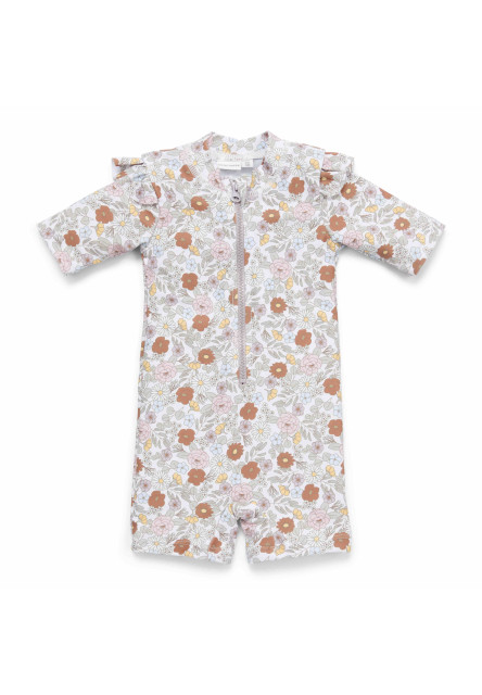 Plavky krátký rukáv Vintage Little Flowers vel. 98/104 Little Dutch