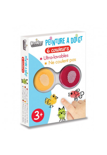 Inkoustové polštářky na otisky prstů 6 ks