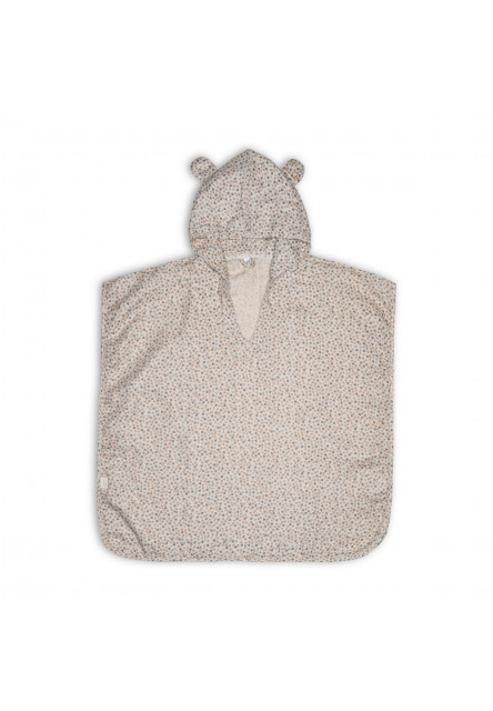 Flor Mušelínové Pončo Mix Leaf 1 - 2 roky NUUROO