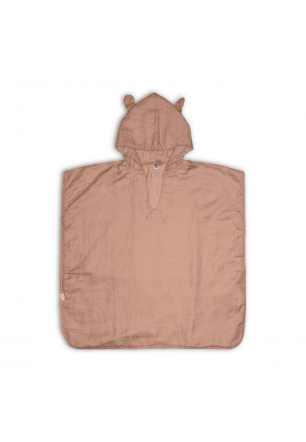 Flor Mušelínové Pončo Rose Dust 1 - 2 roky