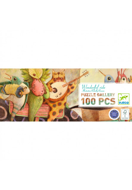 Puzzle Galéria: Nádherná jazda (100 dielikov)