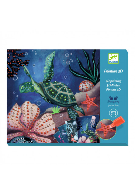 Pod morskou hladinou: 3D maľovanie DJECO
