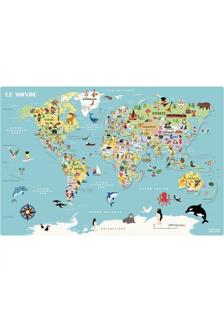 Magnetická mapa sveta Ingela
