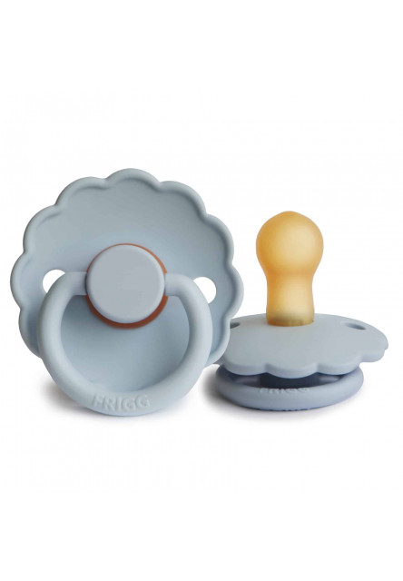 Cumlík frigg daisy powder blue, 0-6m, kaučuk Frigg