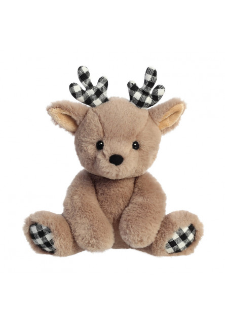 Plyšový sobík Merry - svetlohnedý - 24 cm