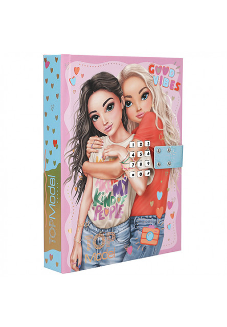 Zápisník na kód se zvukovým efektem Top Model, Janet & Candy, Good Vibes