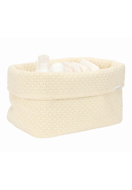 Košík pletený velký Pure Soft White