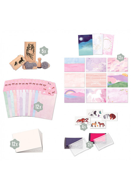 Sada pro razítkování STAMPING FUN Miss Merlody, Včetně příslušenství