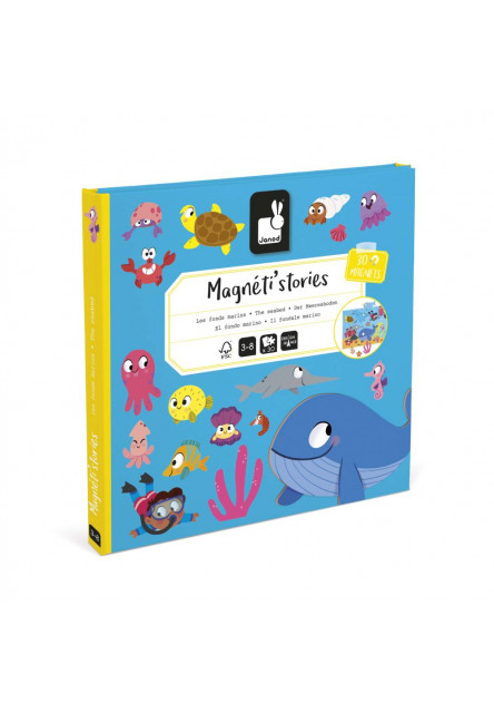 Magnetická kniha Magnetistories Morský svet Janod