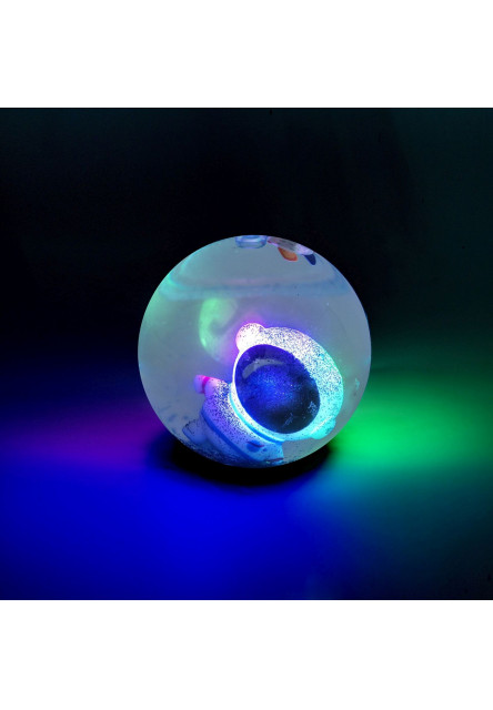 Svítící míček Legami Light-Up Bouncy Ball - Space