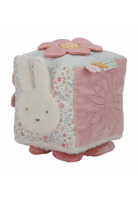 Kostka textilní s aktivitami králíček Miffy Lucky Blossom